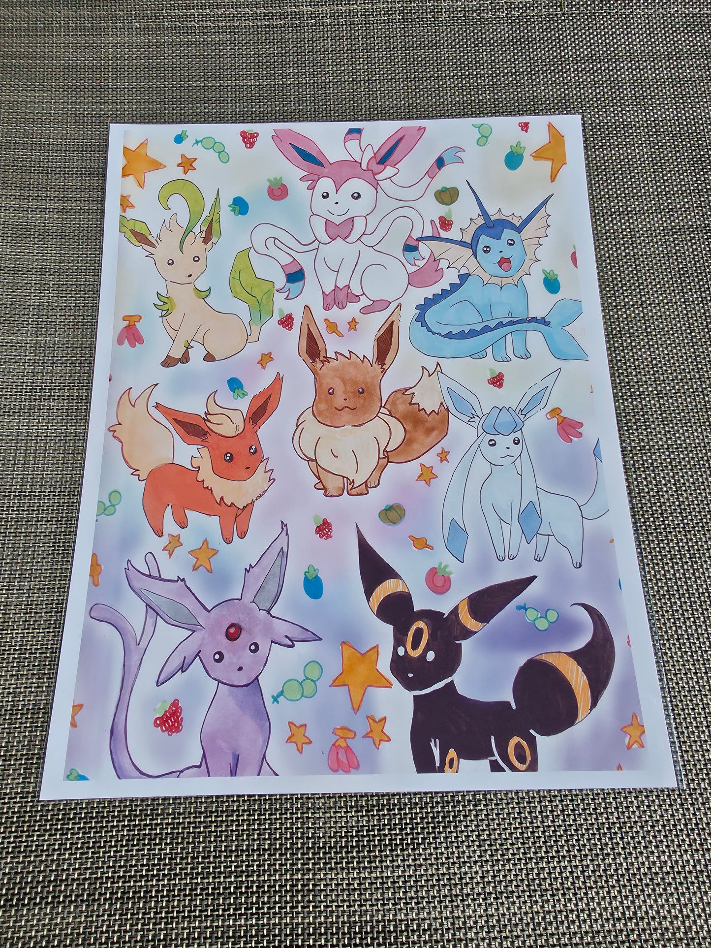 Eeveelutions print